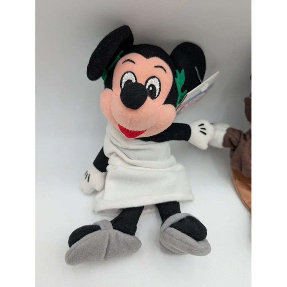 Disney Plush Bean Bag Toga Pilot Mickey Mouse Lot Stuffed Animal Toy